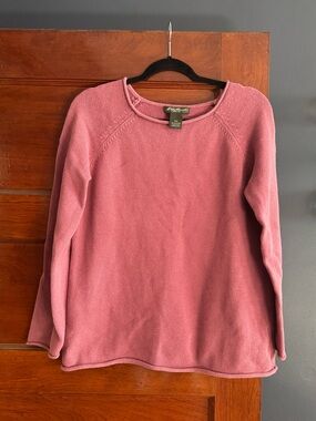 Eddie Bauer Mauve Crewneck Sweater
